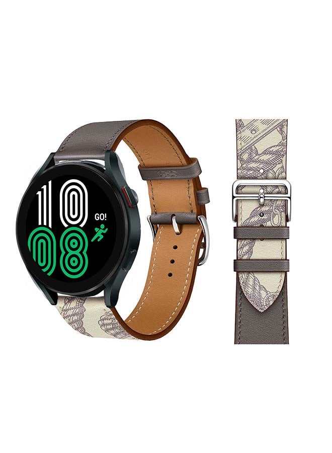 Perfii Replacement Band For Samsung Galaxy Watch4 Grey Beton  - Image 1
