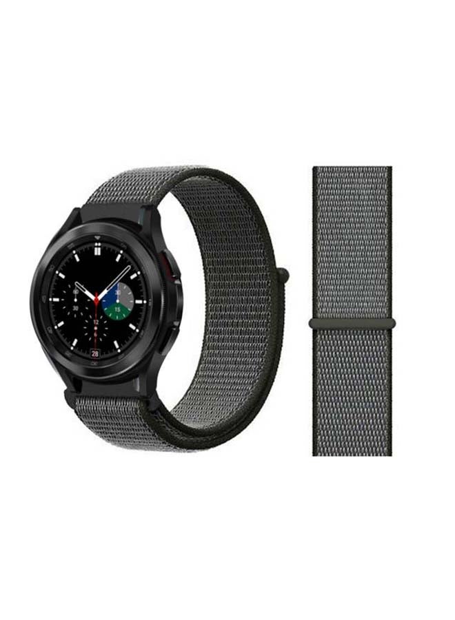 بيرفيي سوار بديل من النايلون، لساعة سامسونج جالاكسي ووتش 4. زيتوني داكن - Image 1