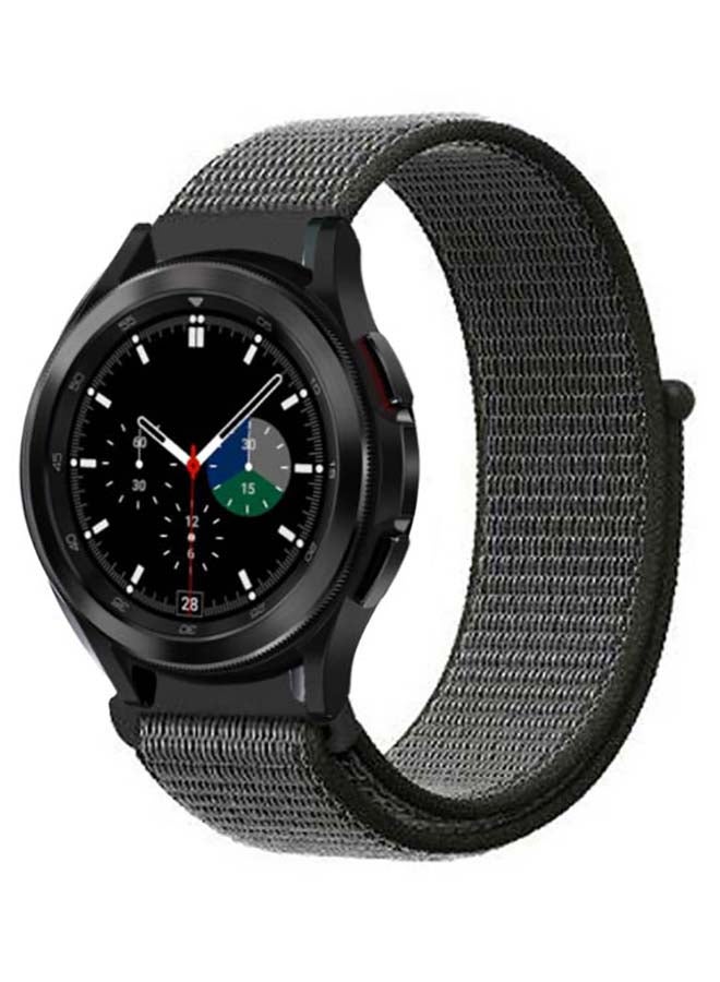 بيرفيي سوار بديل من النايلون، لساعة سامسونج جالاكسي ووتش 4. زيتوني داكن - Image 2