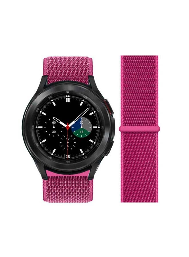 Perfii Nylon Replacement Band For Samsung Galaxy Watch4 Dragon Fruit - Image 1