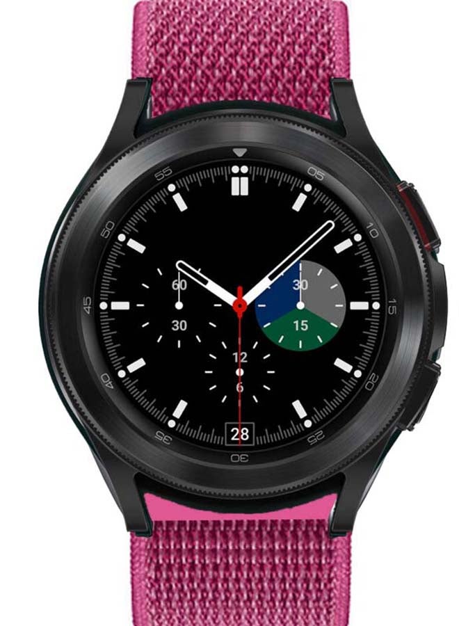 Perfii Nylon Replacement Band For Samsung Galaxy Watch4 Dragon Fruit - Image 2