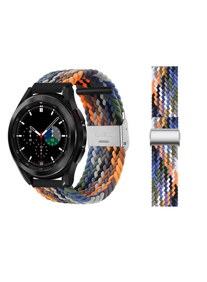 Perfii Adjustable Braided Band for Samsung Galaxy Watch4 Camouflage Multi - Image 1
