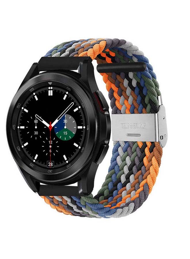 Perfii Adjustable Braided Band for Samsung Galaxy Watch4 Camouflage Multi - Image 2