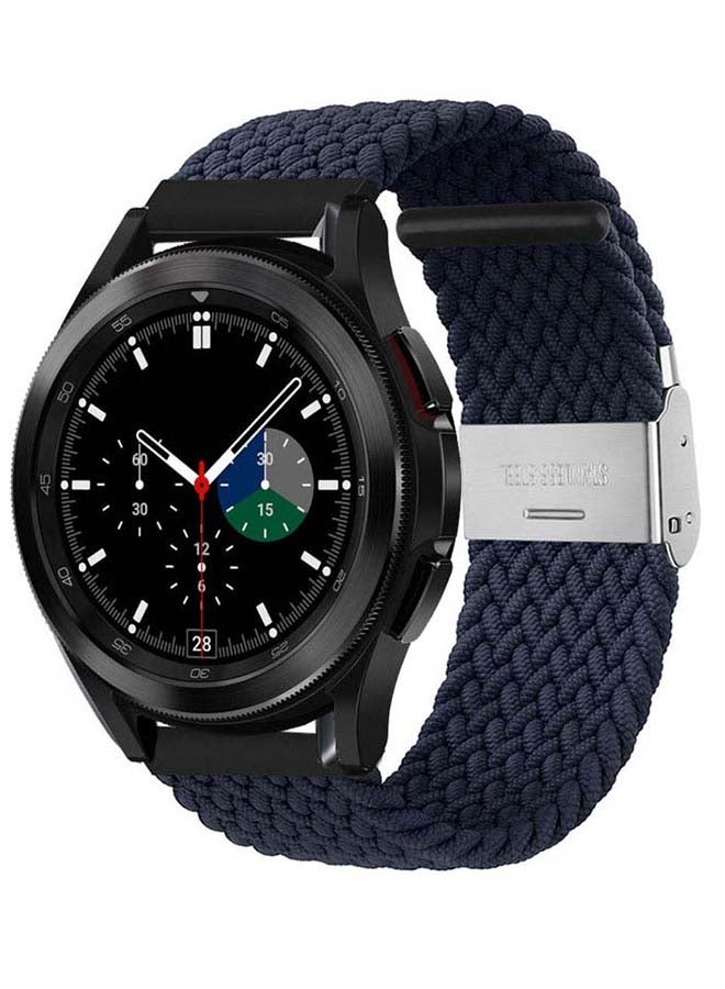 Perfii Adjustable Braided Band for Samsung Galaxy Watch4 Charcoal - Image 2