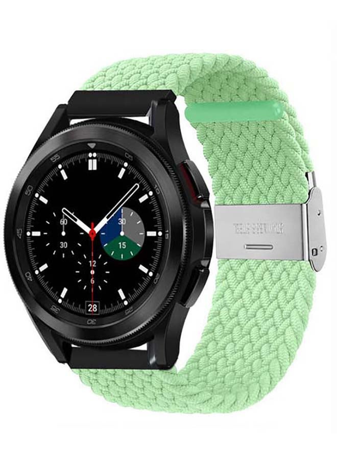 Perfii Adjustable Braided Band for Samsung Galaxy Watch4 Pistachio - Image 2