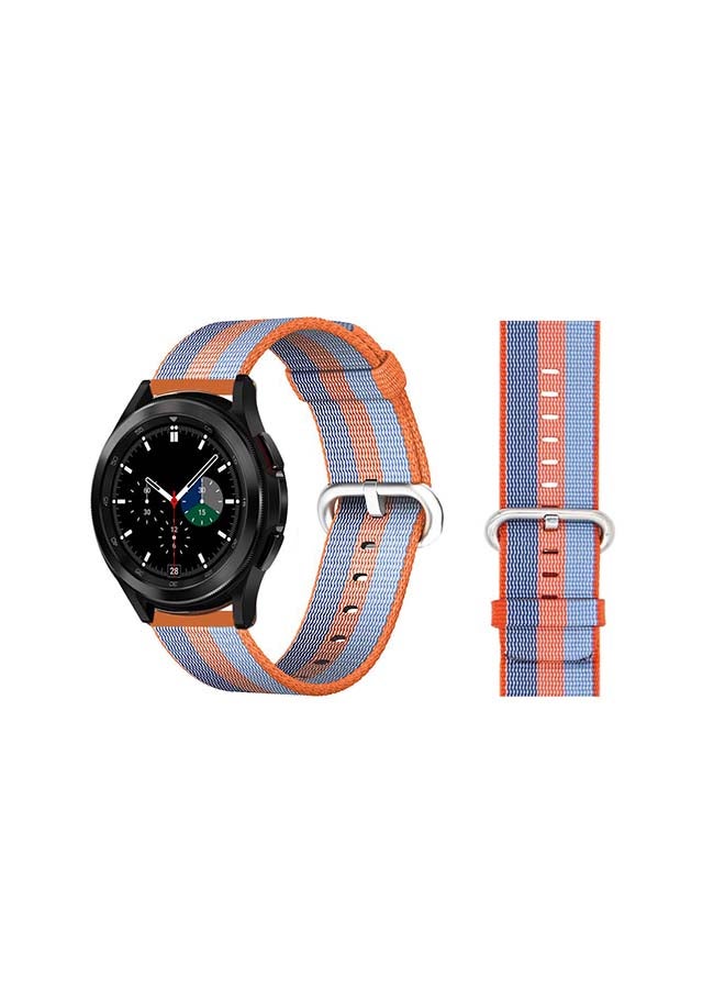 Perfii Replacement Band For Samsung Galaxy Watch4 Orange/Blue - Image 1