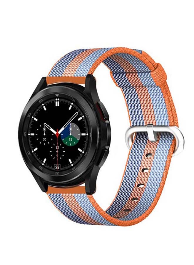 Perfii Replacement Band For Samsung Galaxy Watch4 Orange/Blue - Image 2