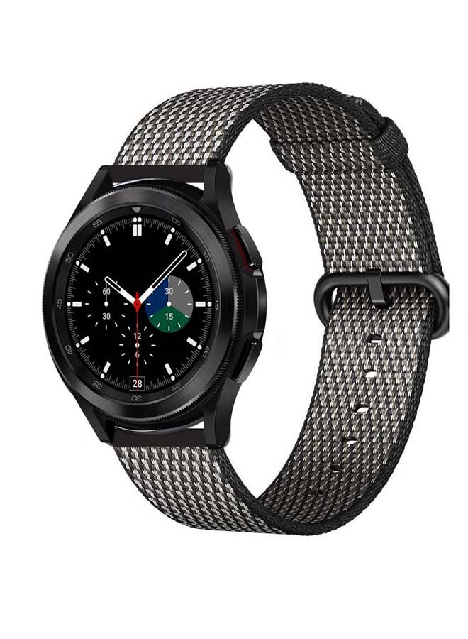 Perfii Replacement Band For Samsung Galaxy Watch4 Black Check - Image 2
