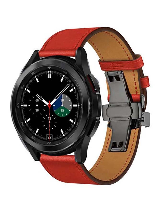 Perfii Replacement Band For Samsung Galaxy Watch4 Supreme Red  - Image 2