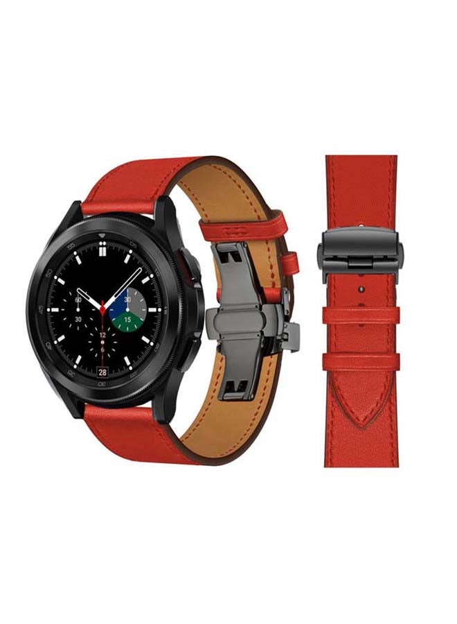 Perfii Replacement Band For Samsung Galaxy Watch4 Supreme Red  - Image 1