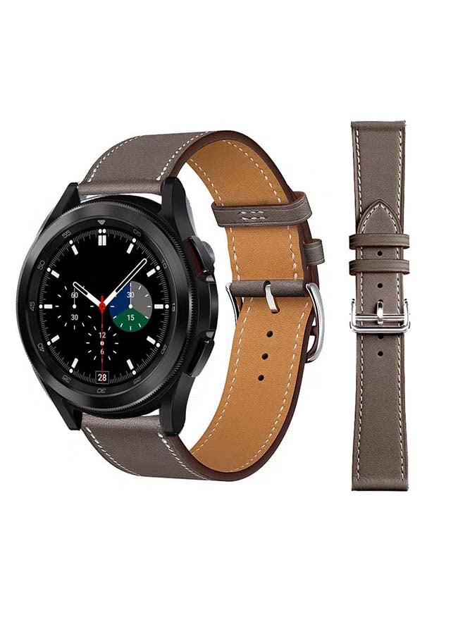 Perfii Genuine Leather Replacement Band for Samsung Galaxy Watch4 42/46mm Multicolour - Image 1