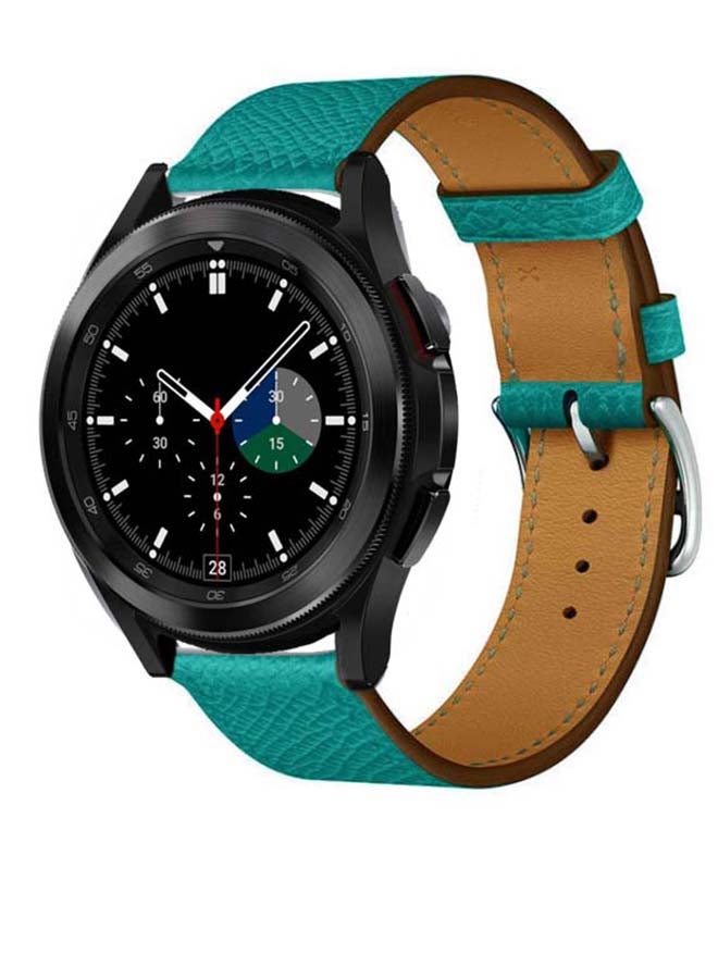 Perfii Genuine Leather Replacement Band for Samsung Galaxy Watch4 42/46mm Multicolour - Image 2