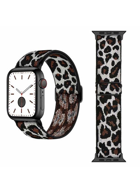 Funky Adjustable Braided Solo Band For Apple Watch Series 6/SE/5/4/3/2/1 44/42mm Black