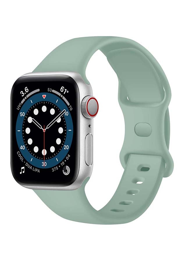 Infinity Solid Silicone Replacement Band for Apple Watch Series 1/2/3/4/5/6/SE 44/42mm Turquoise