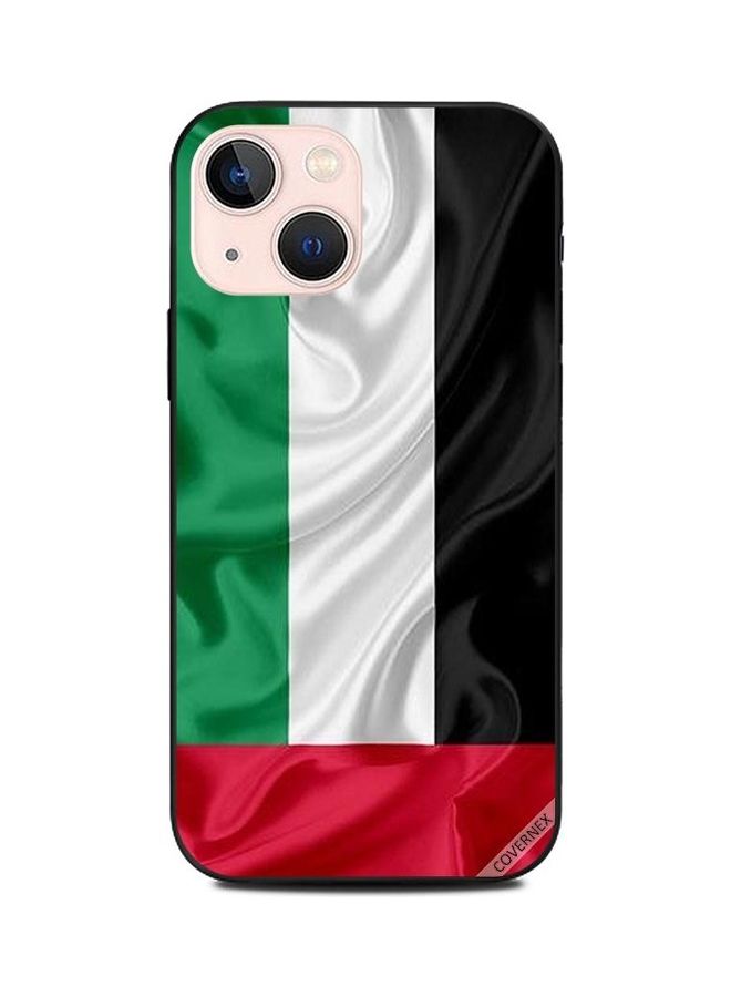 Covernex Apple iPhone 13 Mini Protective Case Cover Printed Featuring Uae Flag Cloth DESIGN_1360 - Image 1