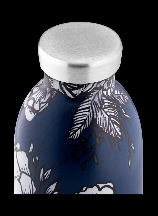 24Bottles Silent Purity Clima Double Walled Insulated Stainless Steel Water Bottle Blue 7.3 x 20.5cm - Image 2