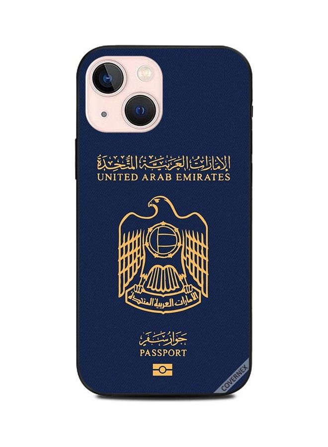Covernex UAE Passport 2 Printed Protective Case Cover For Apple iPhone 13 Mini Multicolour - Image 1