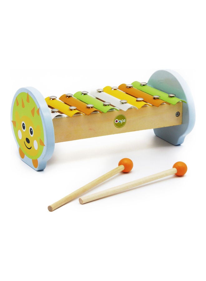 Oops! Happy Jazz Hedgehog Wooden Xylophone Toy For Kids 24cm - Image 1