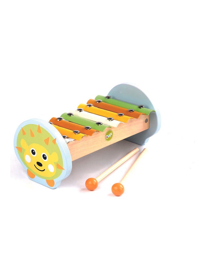 Oops! Happy Jazz Hedgehog Wooden Xylophone Toy For Kids 24cm - Image 3