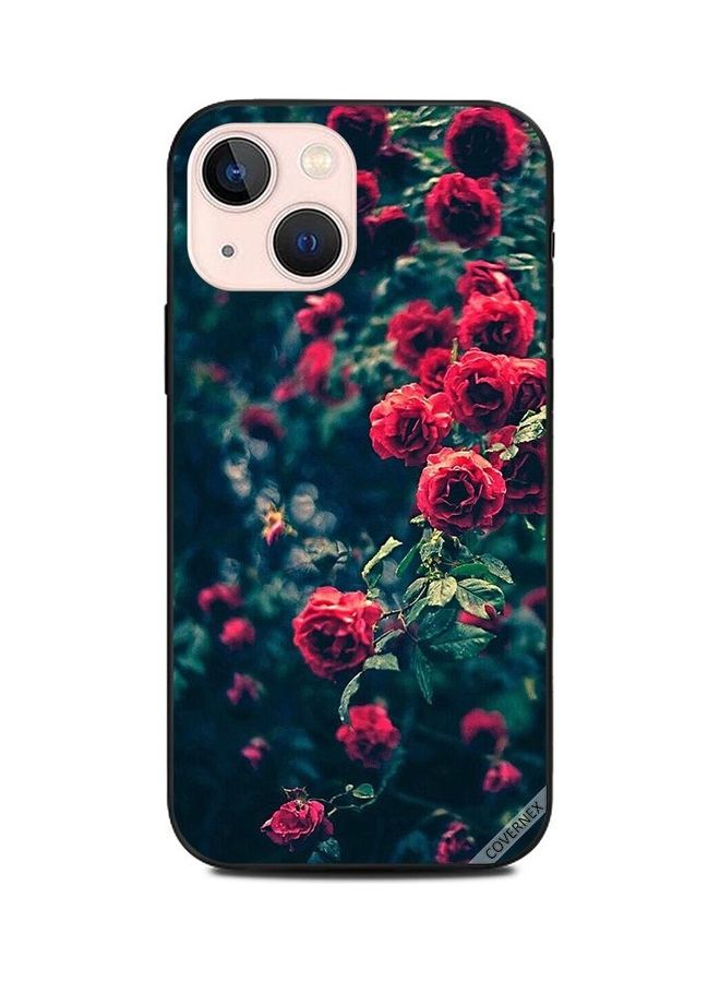 Covernex Garden Of Roses Printed Protective Case Cover For Apple iPhone 13 Mini Multicolour  - Image 1