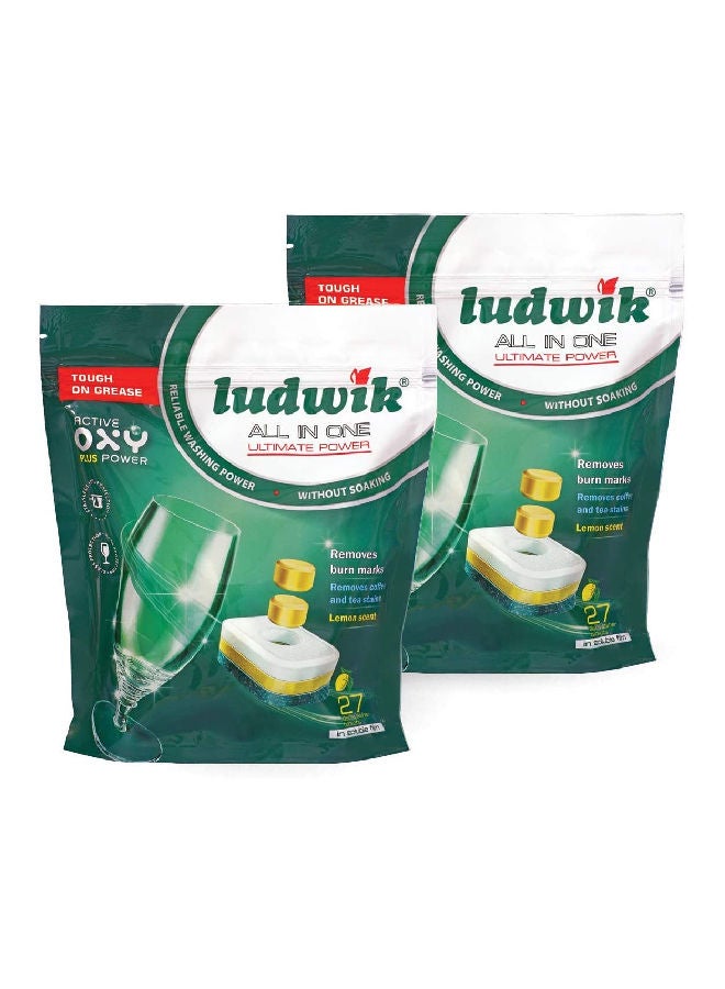 لودفيك أقراص غسالة الأطباق المكونة من قطعتين 27 قرصًا - Image 1