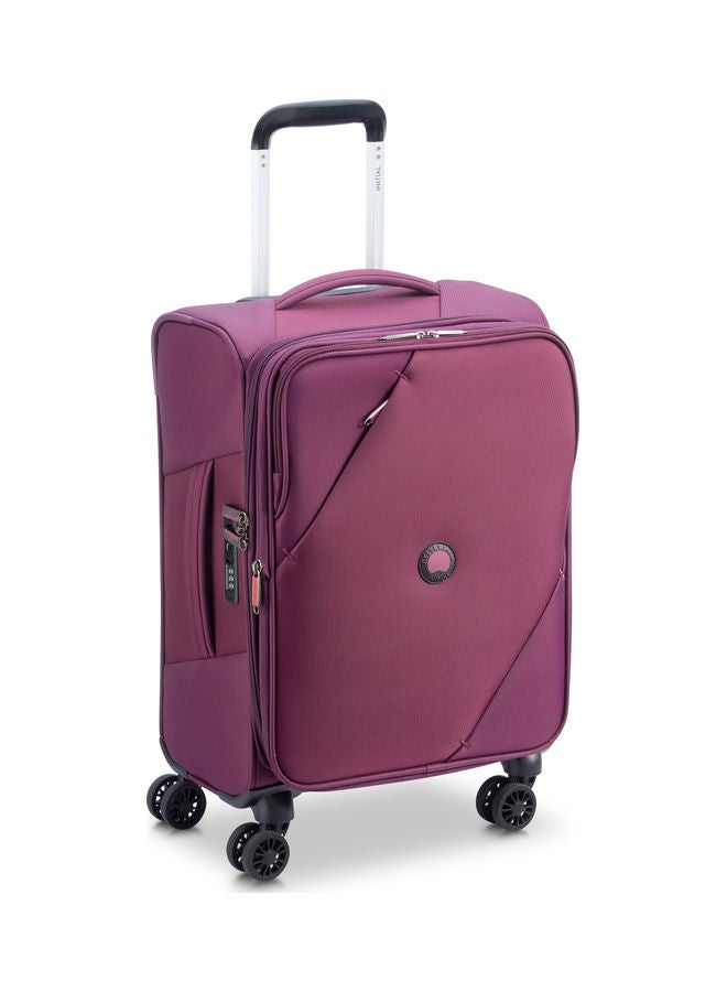 DELSEY Maringa Lightweight Small Cabin Luggage Trolley 55cm 4DW Purple - Image 1