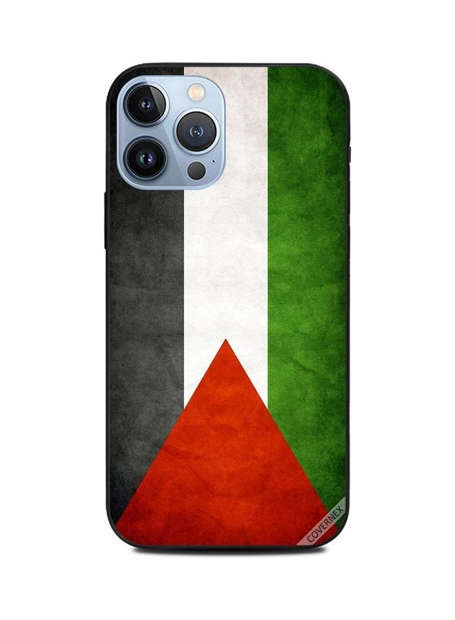 Covernex Palestinian Flag Vintage Printed Protective Case Cover For Apple iPhone 13 Pro Max Multicolour - Image 1