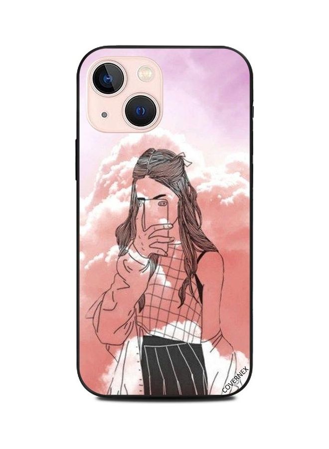 كوفرنيكس غطاء حماية واقٍ بطبعة فتاة تلتقط صورة لهاتف أبل آيفون 13 ميني متعدد الألوان - Image 1