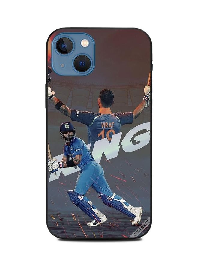 Covernex Apple iPhone 13 Protective Case Cover Printed Featuring Virat The King DESIGN_2104 - Image 1