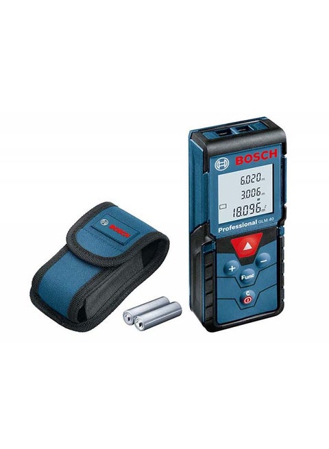 جهاز احترافي GLM 40 لتحديد المدى بالليزر أزرق