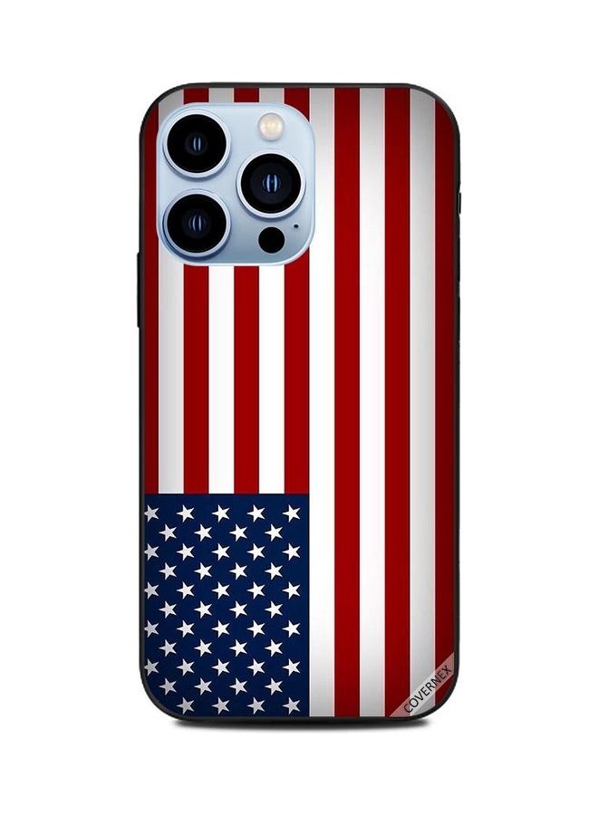Covernex USA Flag Gradient Printed Protective Case Cover For Apple iPhone 13 Pro Multicolour - Image 1