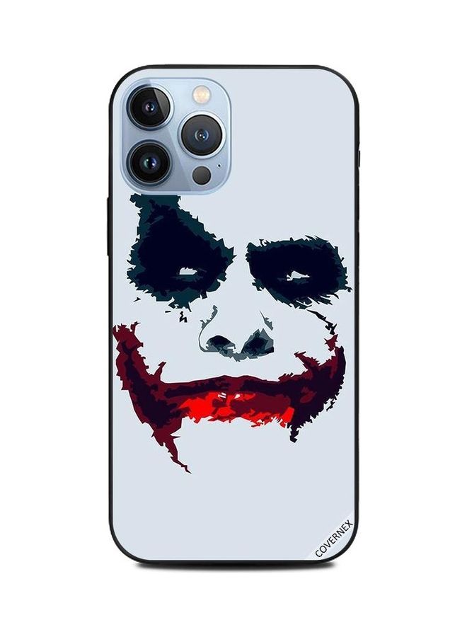 كوفرنيكس غطاء حماية بطبعة قناع الجوكر لهاتف أبل آيفون 13 برو ماكس متعدد الألوان - Image 1