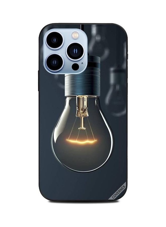 كوفرنيكس غطاء حماية واقٍ بطبعة مصباح مضيء لأبل آيفون 13 برو متعدد الألوان - Image 1