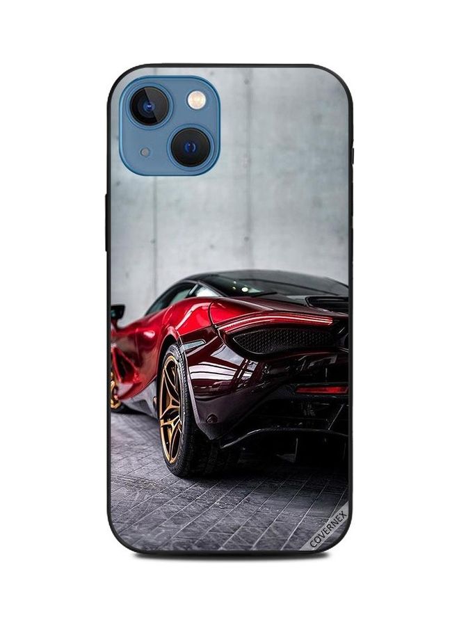 كوفرنيكس غطاء حماية واقٍ بطبعة سيارة لأبل آيفون 13 متعدد الألوان - Image 1