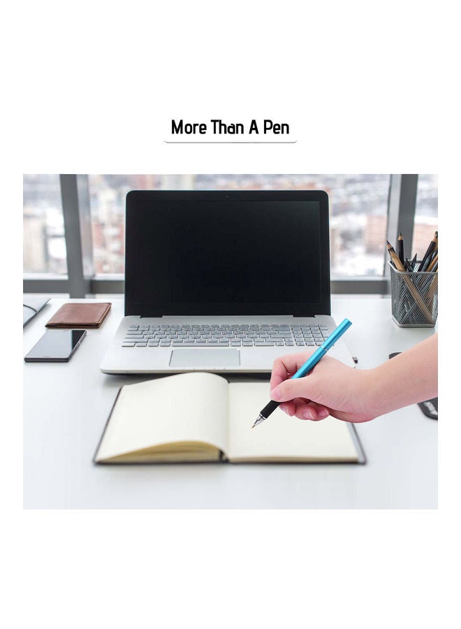 2-Pack 2-In-1 Precision Stylus Pen Black/Blue - Image 5