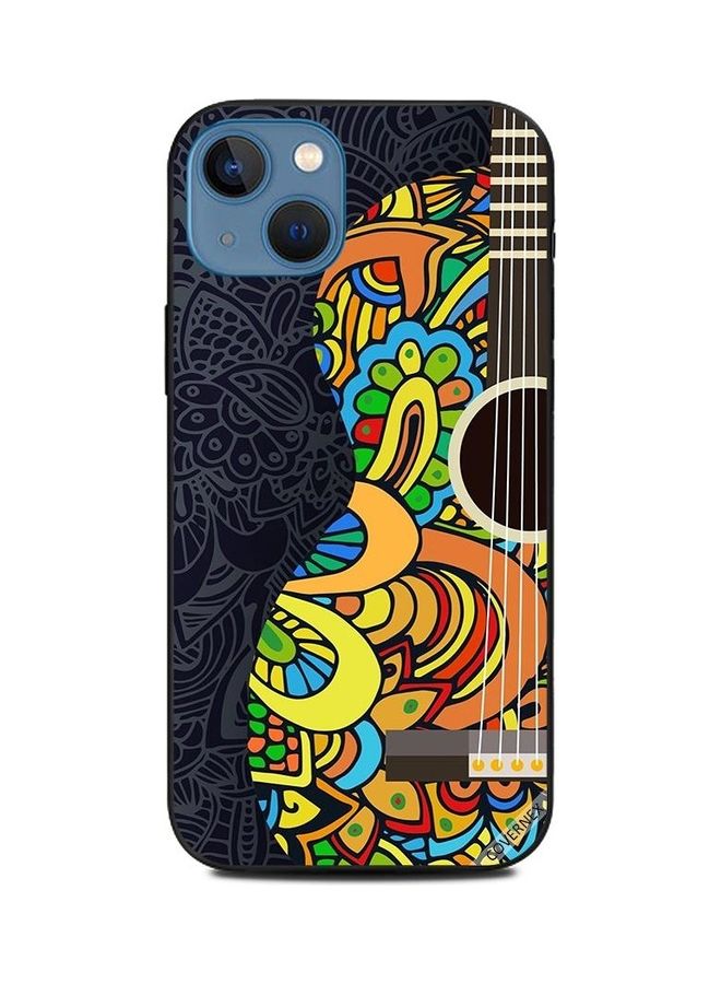 كوفرنيكس غطاء حماية واقٍ بطبعة جيتار لأبل آيفون 13 متعدد الألوان - Image 1