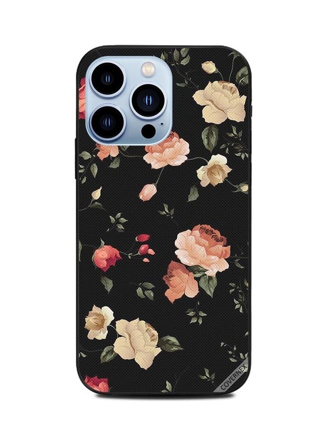 Covernex Colorful Lotus Printed Protective Case Cover For Apple iPhone 13 Pro Multicolour  - Image 1