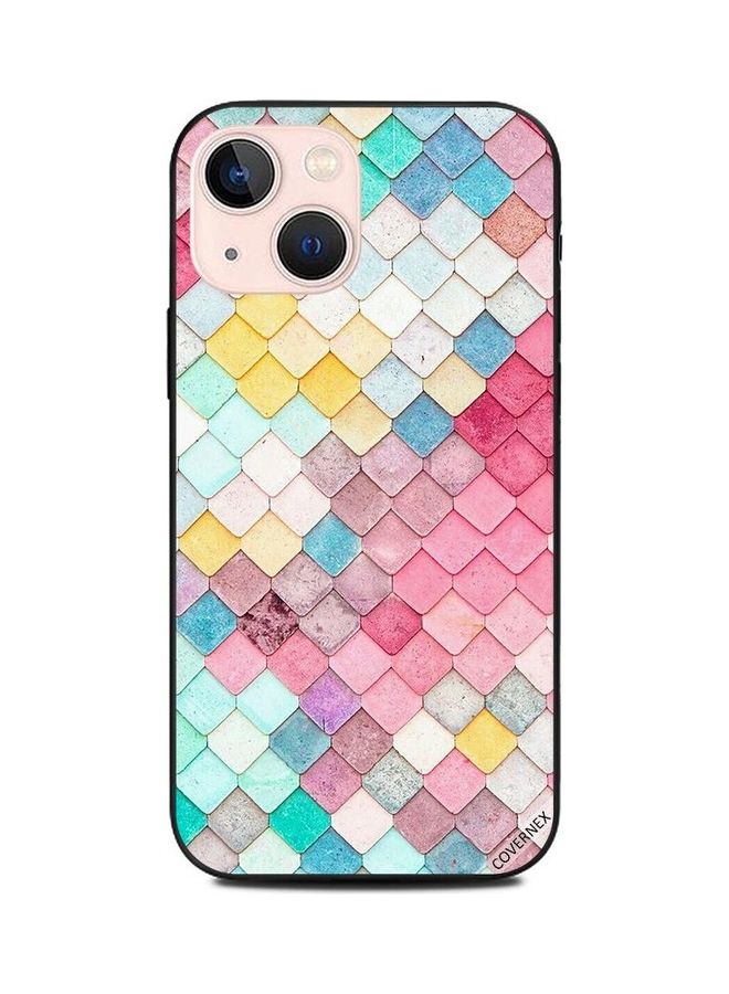 كوفرنيكس غطاء حماية واقٍ بتصميم أشكال ملونة لهاتف أبل آيفون 13 ميني متعدد الألوان - Image 1