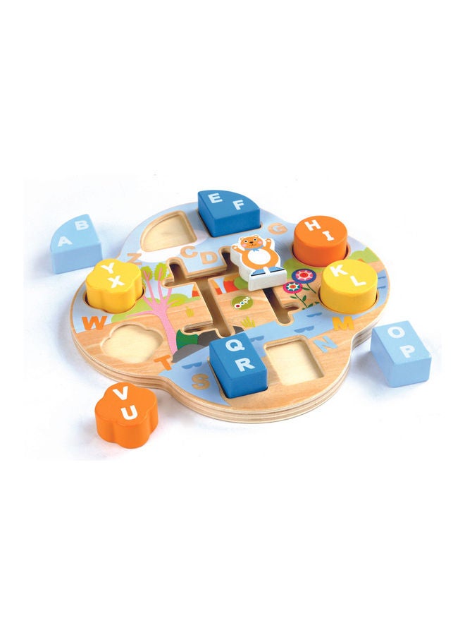 Oops! My Alphabet Blocks Bear Toy For Kids 22cm  - Image 1