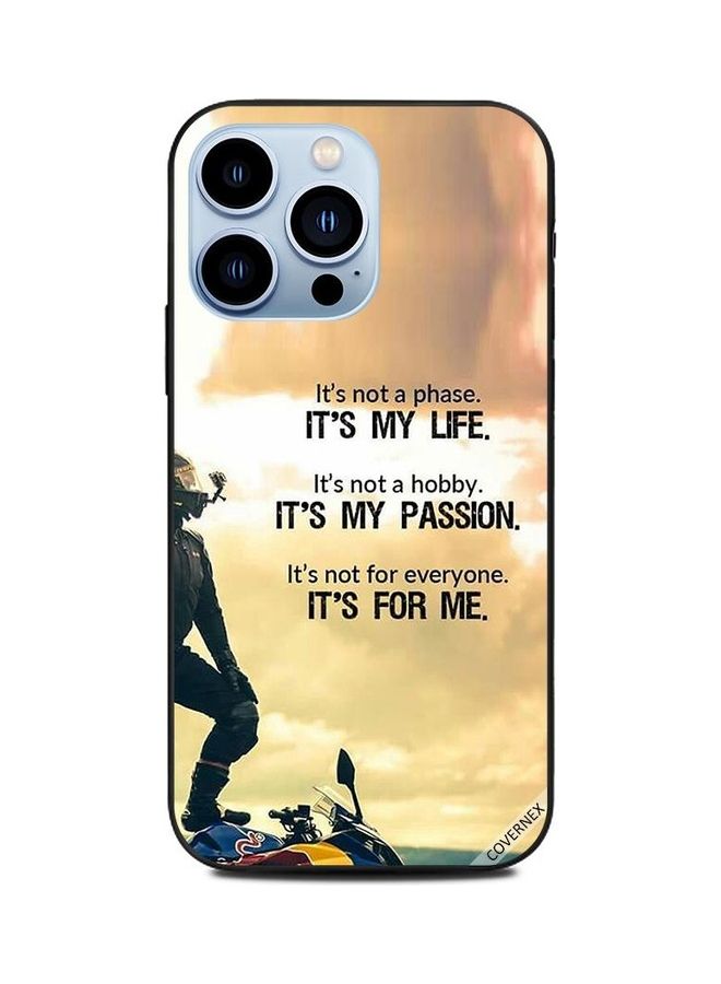 كوفرنيكس غطاء حماية واقٍ بطبعة عبارة "It's My Life" لأبل آيفون 13 برو متعدد الألوان - Image 1