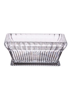 AZAD Lotus Large Candy Bowl With Lid Clear 11cm  - Image 2