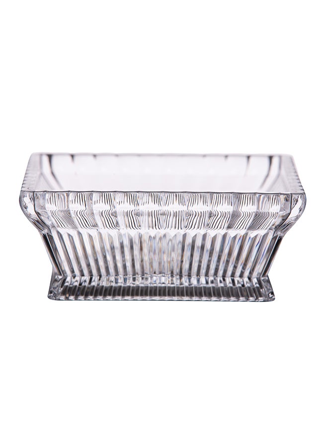 AZAD - Lotus Large Candy Bowl With Lid Clear 11cm - Image 1