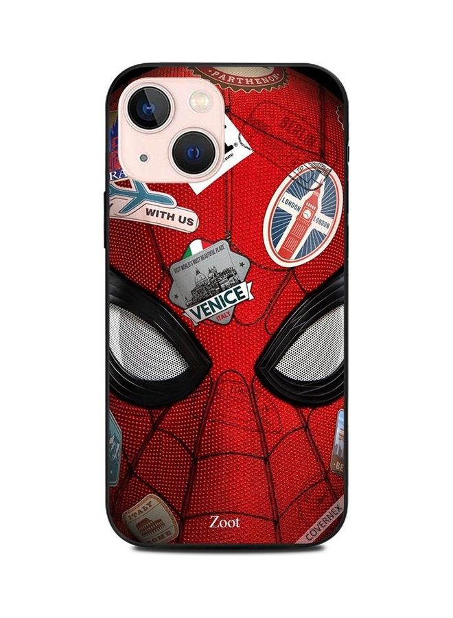 Covernex Spiderman Fly With Him To Abroad Printed Protective Case Cover For Apple iPhone 13 Mini Multicolour - Image 1