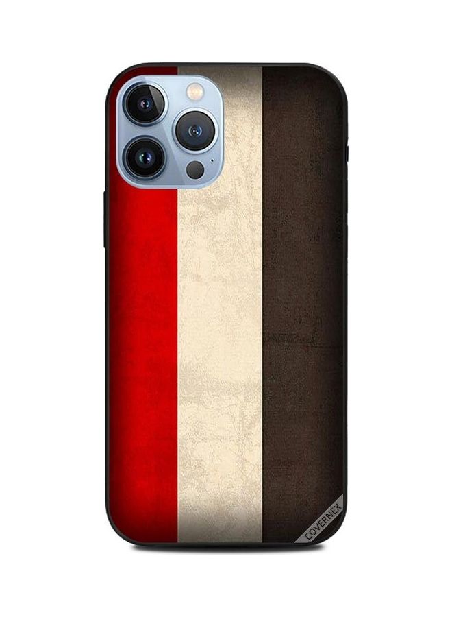 Covernex Yeman Flag Vintage Protective Case Cover For Apple iPhone 13 Pro Max Multicolour - Image 1