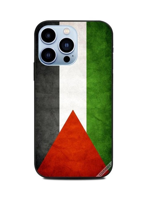 Palestine Flag Vintage Printed Protective Case Cover For Apple iPhone 13 Pro Multicolour