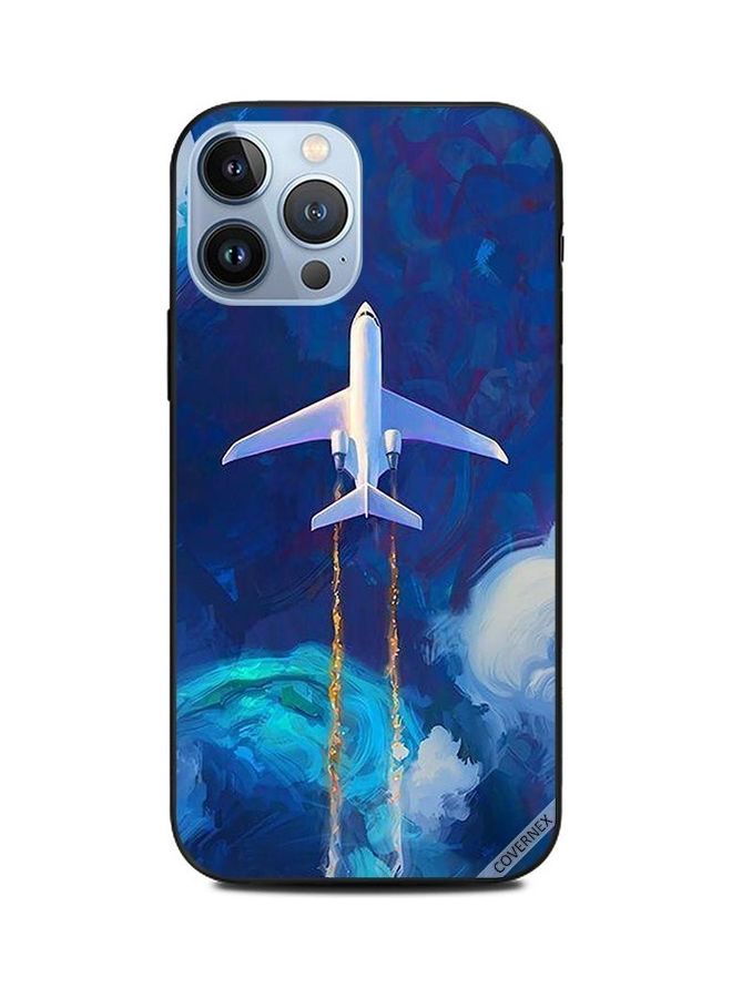 Covernex Apple iPhone 13 Pro Max Protective Case Cover Printed Featuring Airplane Flying DESIGN_1274 - Image 1