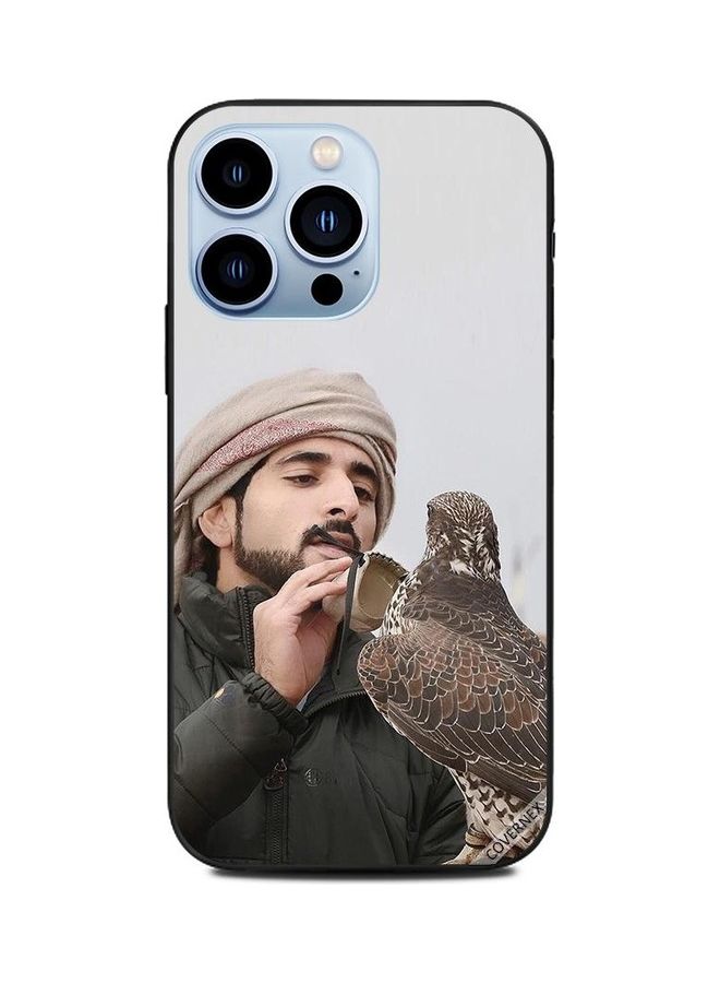 كوفرنيكس غطاء حماية واقٍ لهاتف أبل آيفون 13 برو نمط الشيخ حمدان يحب طائر العقاب - Image 1
