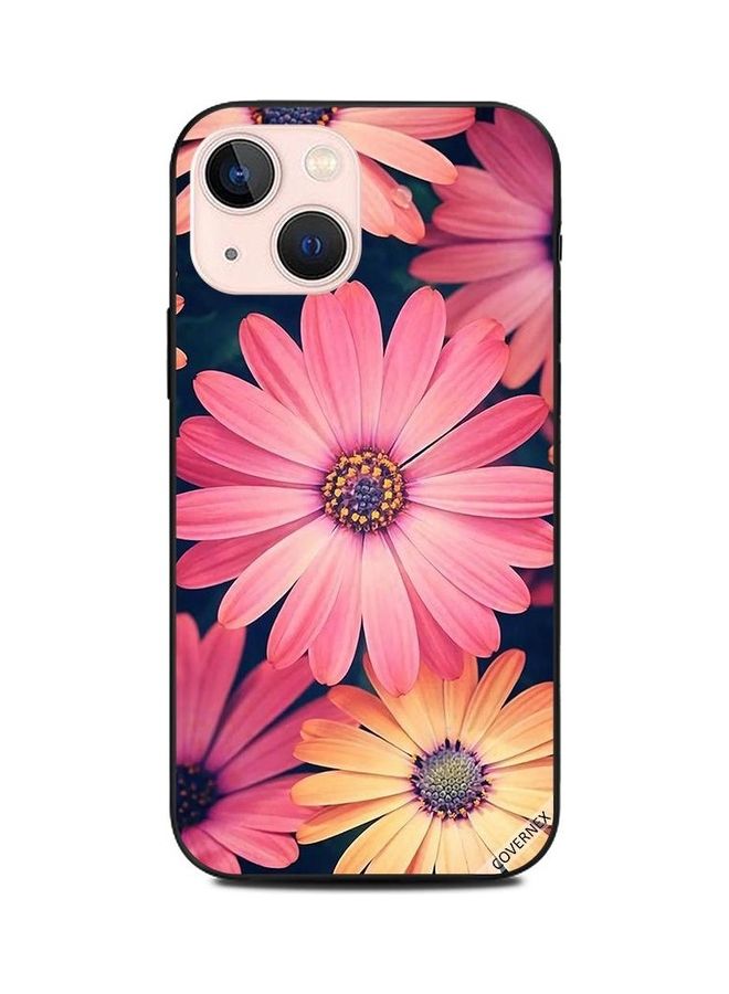 كوفرنيكس غطاء حماية واقٍ بطبعة زهور لهاتف أبل آيفون 13 ميني متعدد الألوان - Image 1