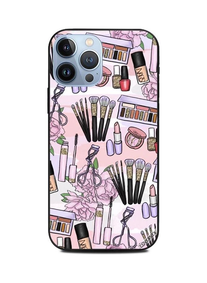 كوفرنيكس غطاء حماية واقٍ لهاتف أبل آيفون 13 برو ماكس بطبعة فنية للوازم الفتيات - Image 1