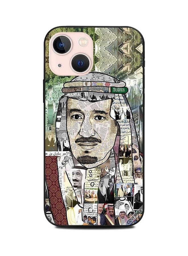 كوفرنيكس غطاء حماية واقٍ بطبعة بتصميم مجموعة صور للملك سلمان في صورة واحدة لهاتف أبل آيفون 13 ميني متعدد الألوان - Image 1